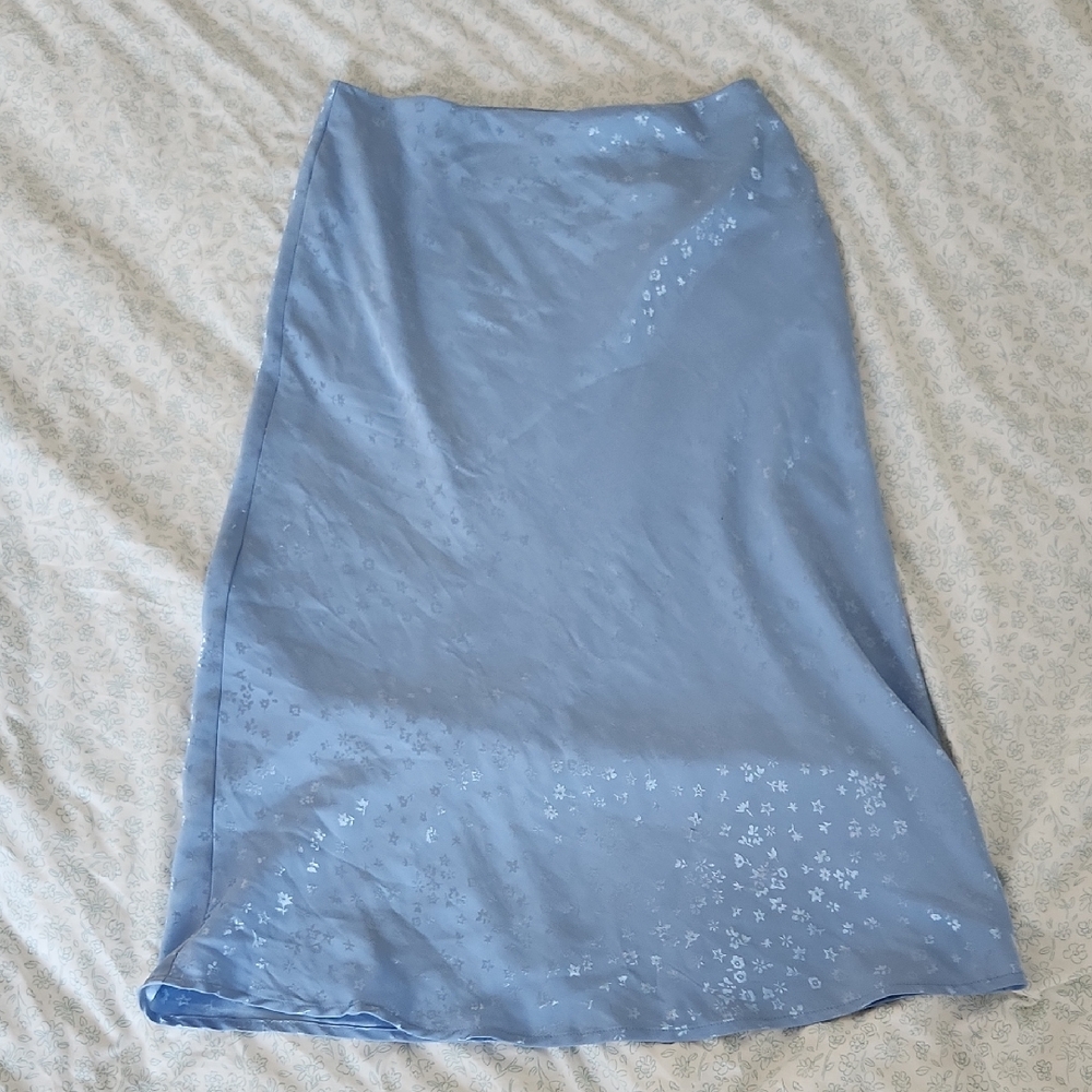 Forever 21 Light Blue Pencil Skirt